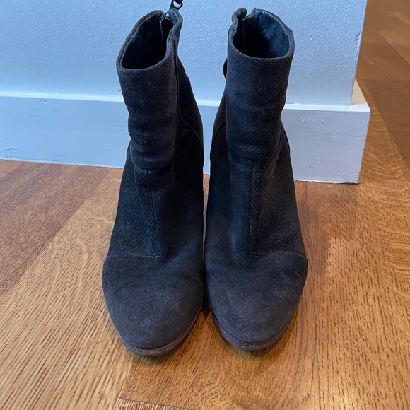 Rag and Bone Suede Booties with Heels - Picture 9 of 9